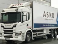 ASKO umiestňuje na cesty nákladné vozidlá Scania s elektrickým pohonom na vodíkové palivové články