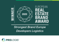 Spoločnosť Prologis získala ocenenie Best European Developer Brand