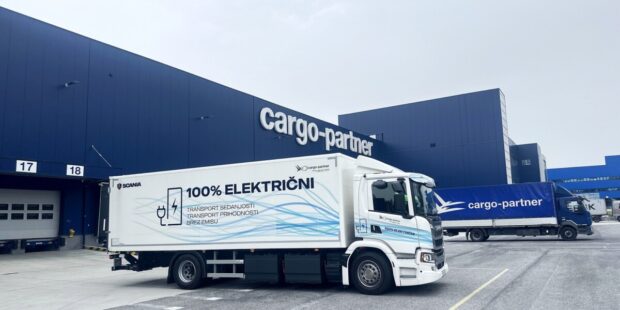 cargo-partner rozširuje program testovania elektrických kamiónov do Slovinska